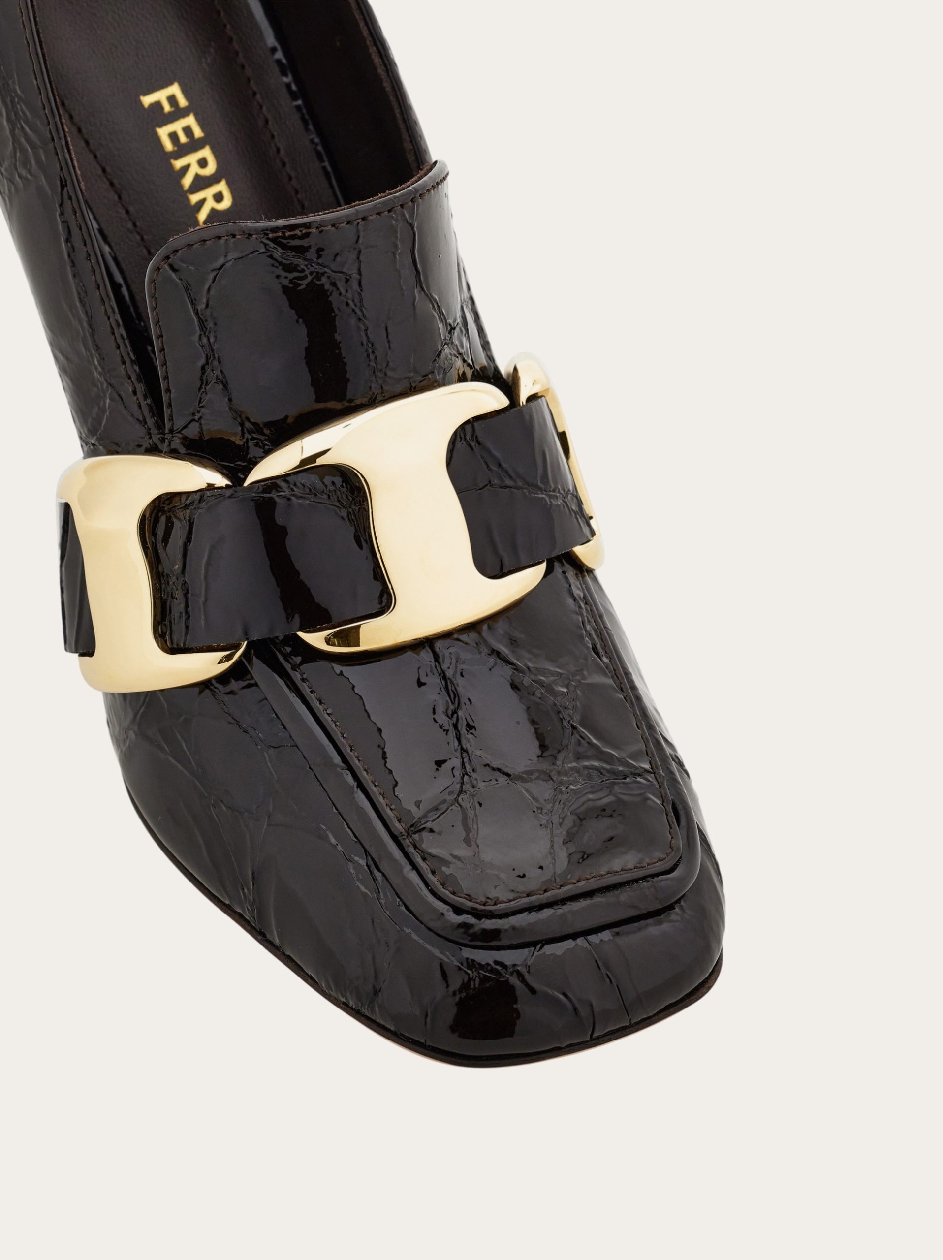 Ferragamo Maxi Vara plate pump - Image 3